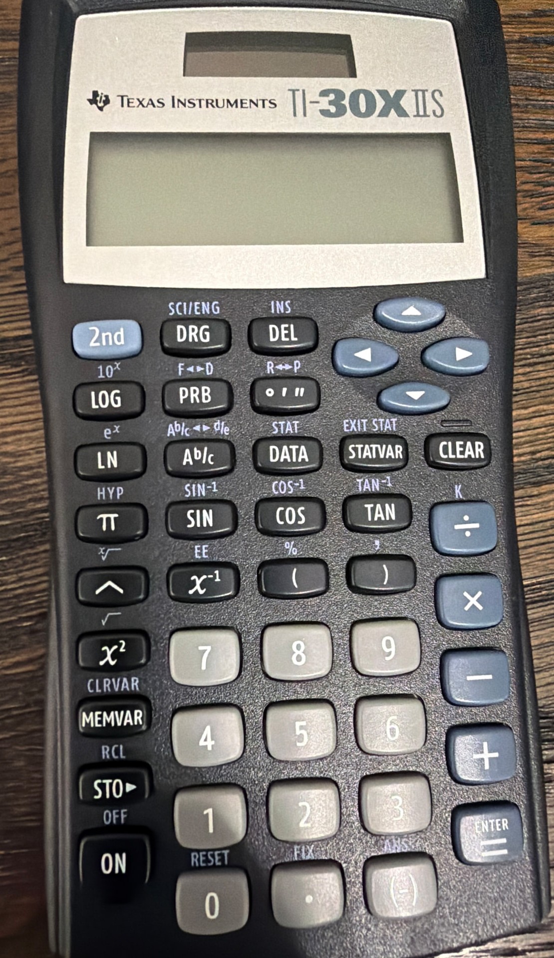 TI-30X IIS graphing calculator keypad